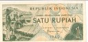 1 rupiah 1960 (depan)
